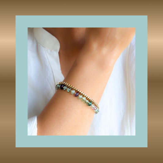 Féline - armband met fluoriet