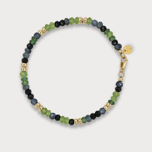 Aimée - armband met o.a. ioliet en spinel