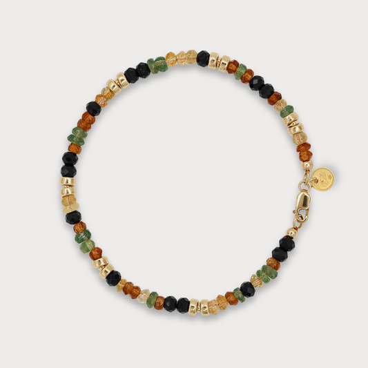 Aimée - armband met o.a. hessoniet en citrien