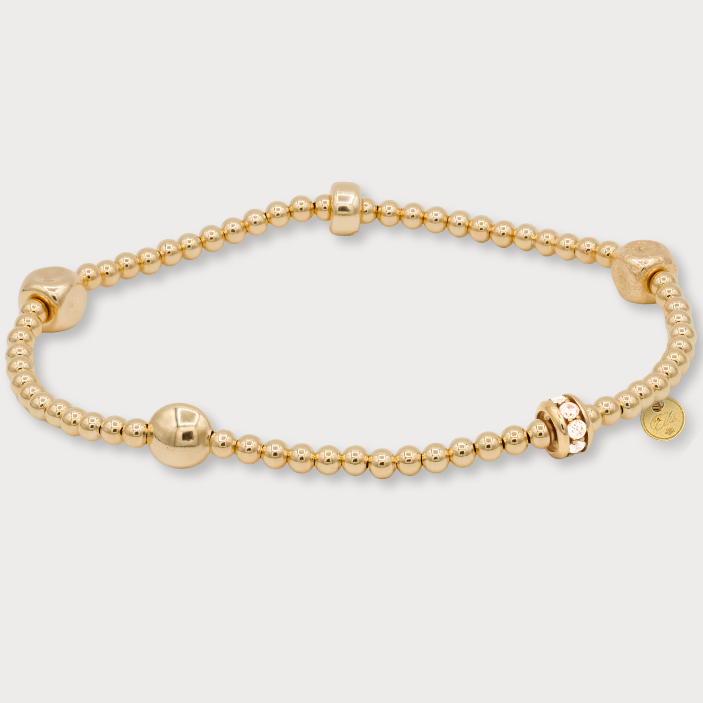 Exclusives - goldfilled armband met diverse elementen