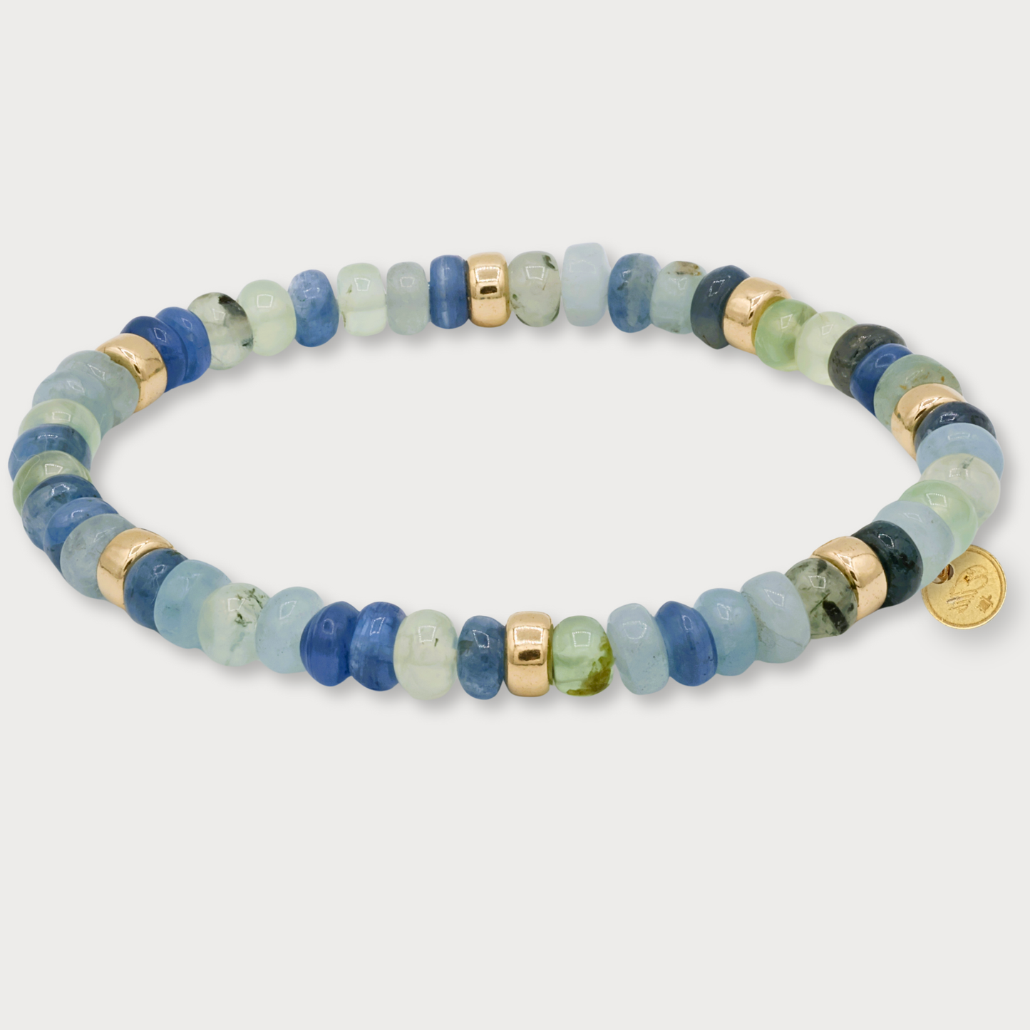 Féline - armband met o.a. prehniet en labradoriet