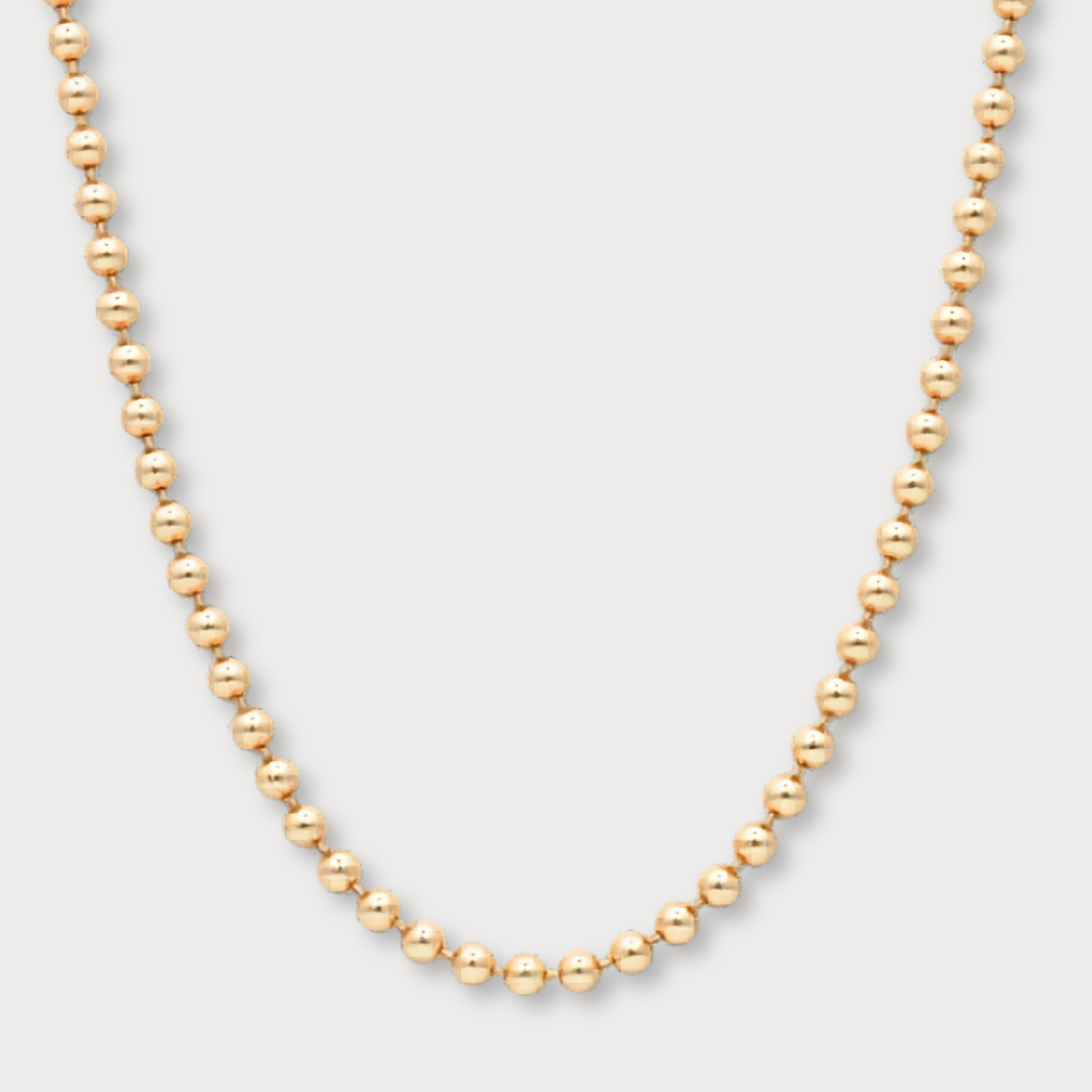 Exclusives -  Prachtig goldfilled collier met bolletjes van 3mm.