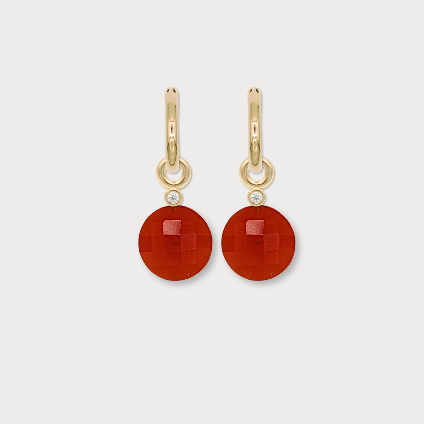Essentiá - aanhangers met rode onyx