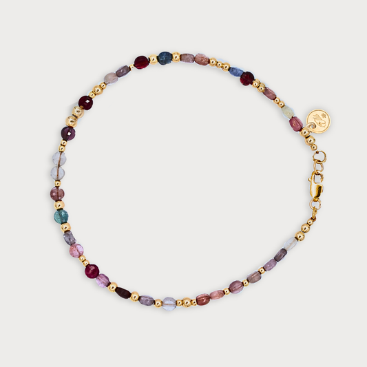 Aimée - armband met verschillende kleuren spinel